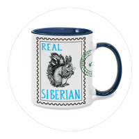 Кружка "Real Siberian" -белка, лиса сова