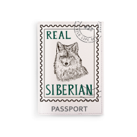 Обложка на паспорт  "Реальные сибиряки. Лиса"