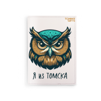 Обложка на паспорт "Сова. Я из Томска" 
