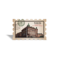 Магнит "Марка" дерево. Торговый дом "Голованов и сыновья"